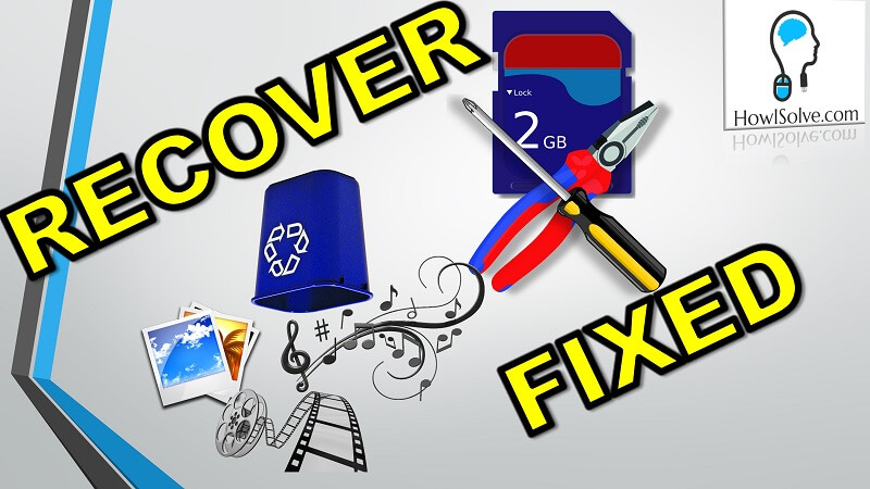 Recover & Fix:  Damaged/ Blank SD Card Error