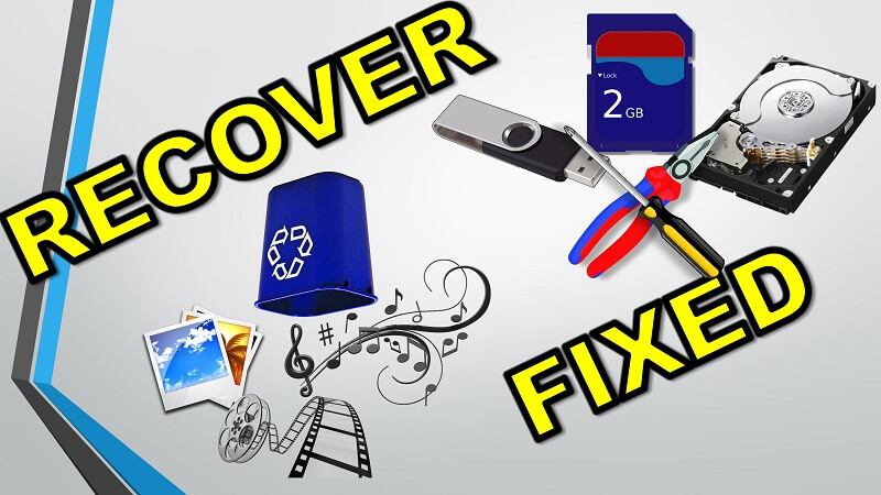 How to Fix and Recover Data: SD Card, USB Drive, Hard Disk