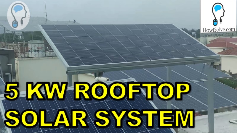 Solar System for Home 5 kW On Grid Working Price Subsidy