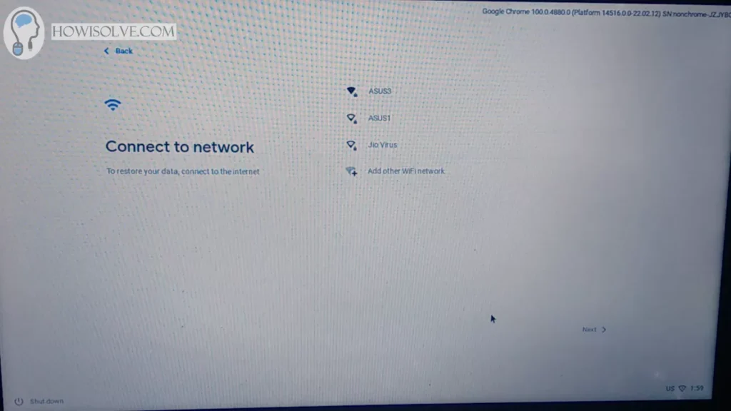 Connect to Your WIFI Network