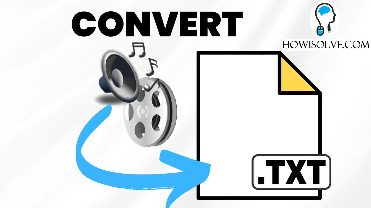 How to Convert Any Video or Audio to Text for Free - How I Solve