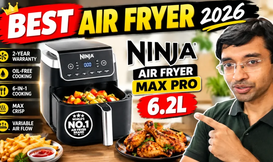 Best Air Fryer 2026 Ninja Air Fryer MAX PRO 6.2L